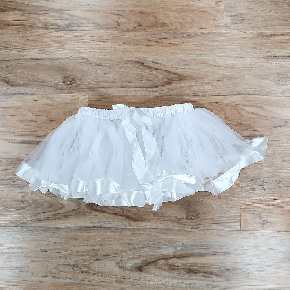 🔸️NWT Spirit White Ribbon Tutu Skirt Small - Picture 3 of 12